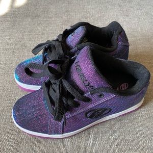 HEELYS Girls Skating Shoes Purple/Aqua